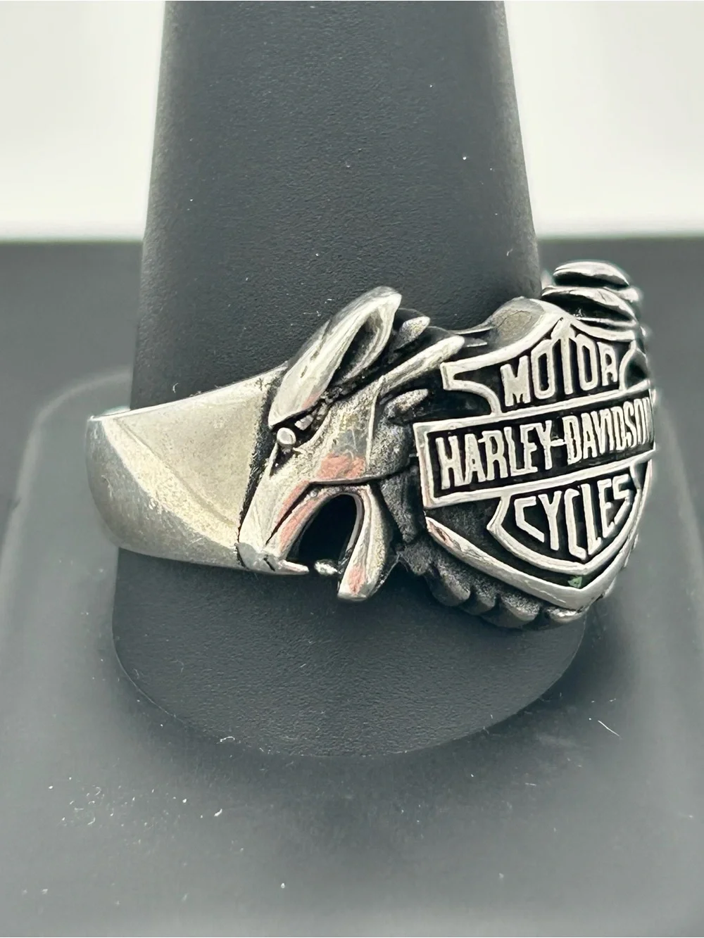 Sterling Silver Harley-Davidson Men’s Ring